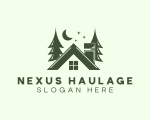 Forest Cottage House logo design