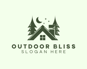 Forest Cottage House logo design