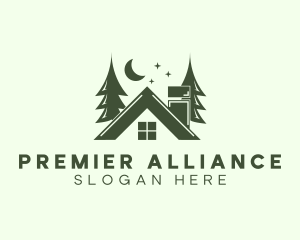 Forest Cottage House logo design