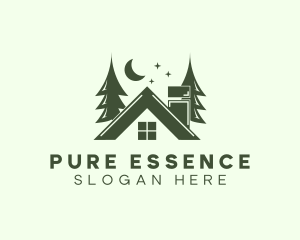 Forest Cottage House logo design