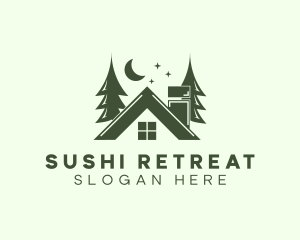 Forest Cottage House logo design