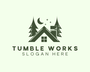 Forest Cottage House logo design