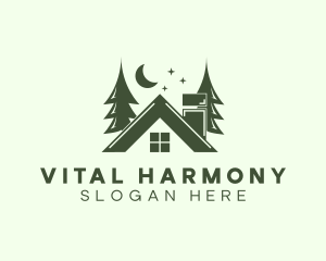 Forest Cottage House logo design