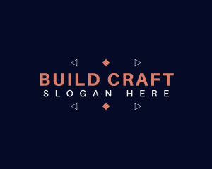 Geometric Crafting Business logo design