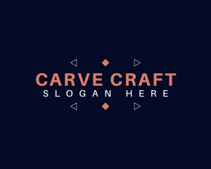 Geometric Crafting Business logo design