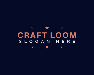 Geometric Crafting Business logo design