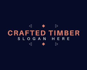 Geometric Crafting Business logo design