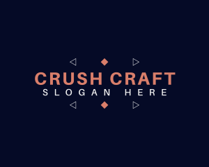 Geometric Crafting Business logo design