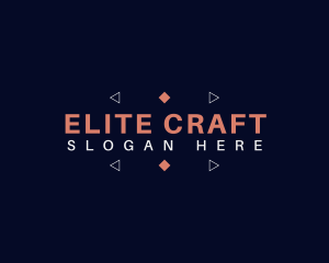 Geometric Crafting Business logo design