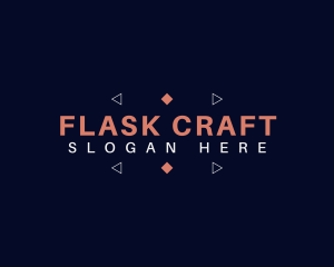 Geometric Crafting Business logo design