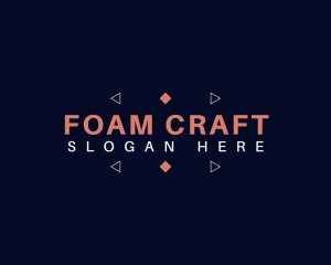 Geometric Crafting Business logo design