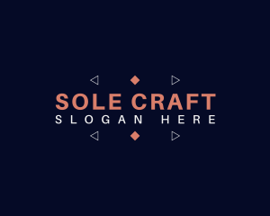 Geometric Crafting Business logo design