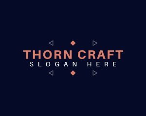 Geometric Crafting Business logo design