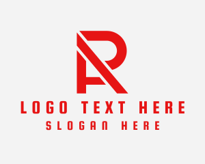 Modern Tech Company Letter AR logo