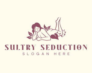 Nude Erotic Woman logo design
