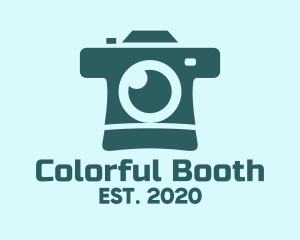  Instant Camera Photo Booth logo design