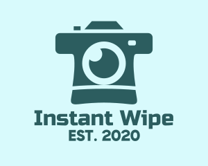  Instant Camera Photo Booth logo design