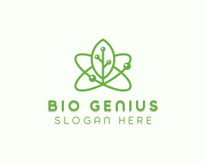 Scientific Leaf Biotechnology logo design