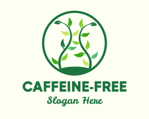 Green Organic Tree logo design