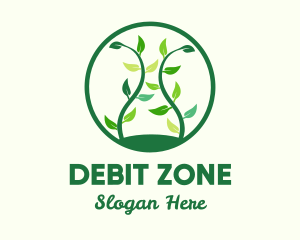 Green Organic Tree logo design