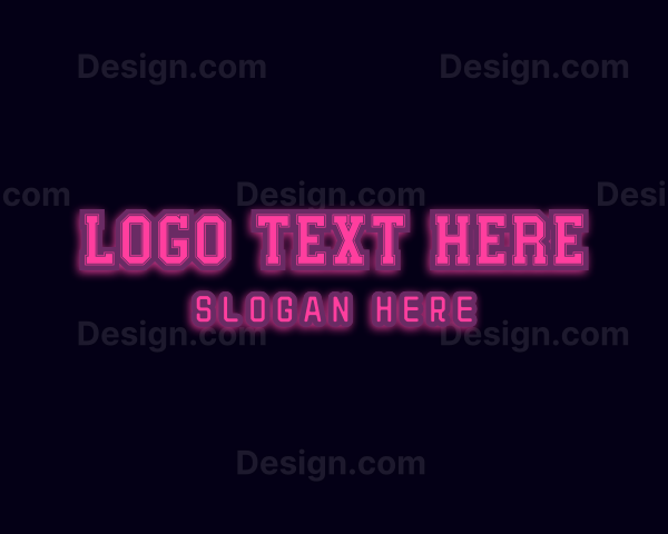 Night Club Neon Sign Logo