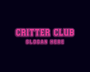 Night Club Neon Sign logo design