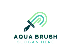 Paint Brush Renovation logo design