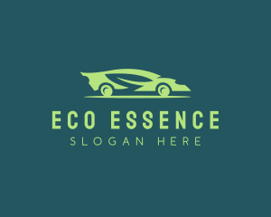 Green Eco Car Automotive logo design