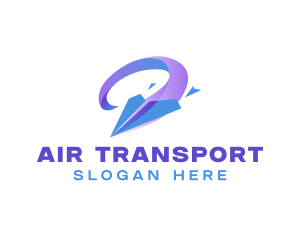 Plane Cargo Logistics logo design