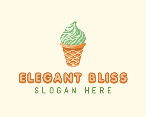 Ice Cream Sundae Logo