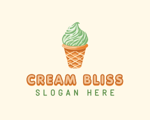 Ice Cream Sundae logo design