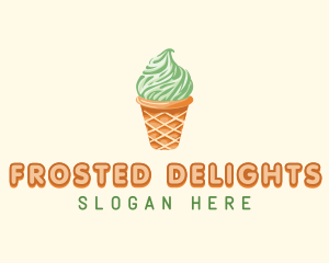 Ice Cream Sundae logo design