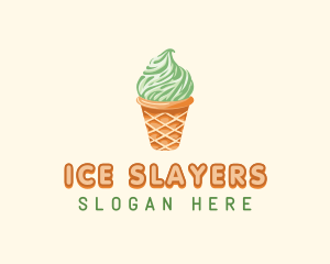 Ice Cream Sundae logo design