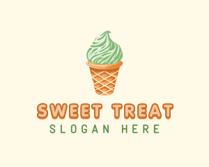 Ice Cream Sundae logo design