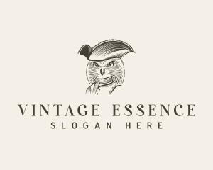 Vintage Owl Bird  logo