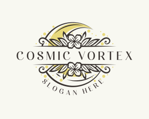 Moon Cosmic Beauty logo design