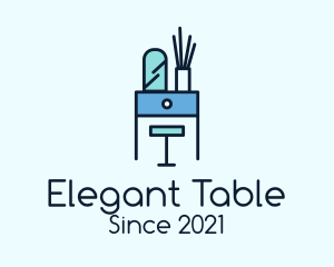 Blue Dresser Table logo design