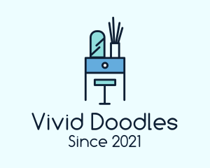 Blue Dresser Table logo design