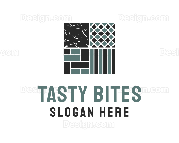 Flooring Tile Pattern Logo