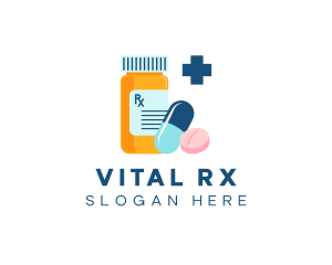 Medical Pharmaceutical Drugs logo design