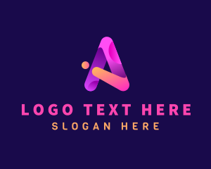 Modern Creative Letter A logo