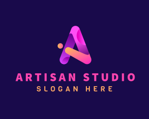 Modern Creative Letter A logo design