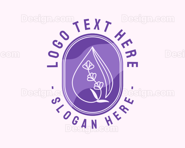 Purple Floral Extract Logo