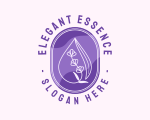 Purple Floral Extract  logo design