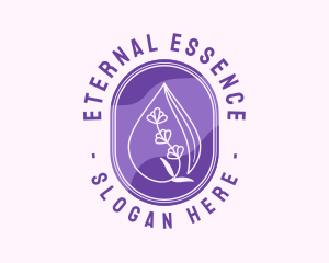 Purple Floral Extract  logo design