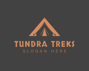 Outdoor Triangle Tent logo design