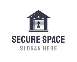 Storage Lock House logo design