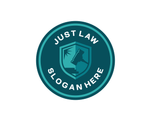 Justice Gavel Justice logo