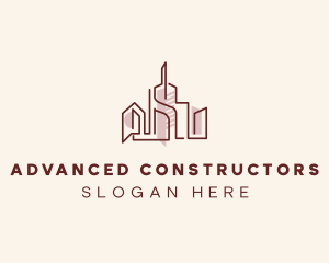 Architectural Building Structure  logo design