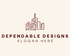 Architectural Building Structure  logo design